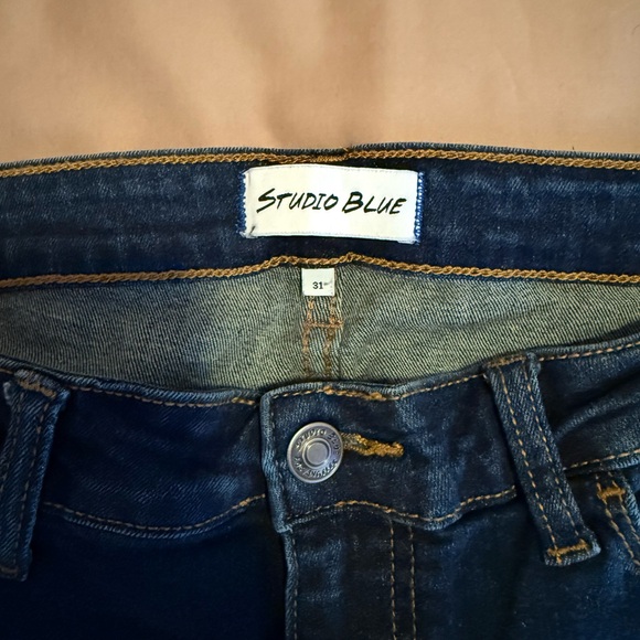 Studio Blue Skinny Jeans with Distressed Details - Picture 2 of 7